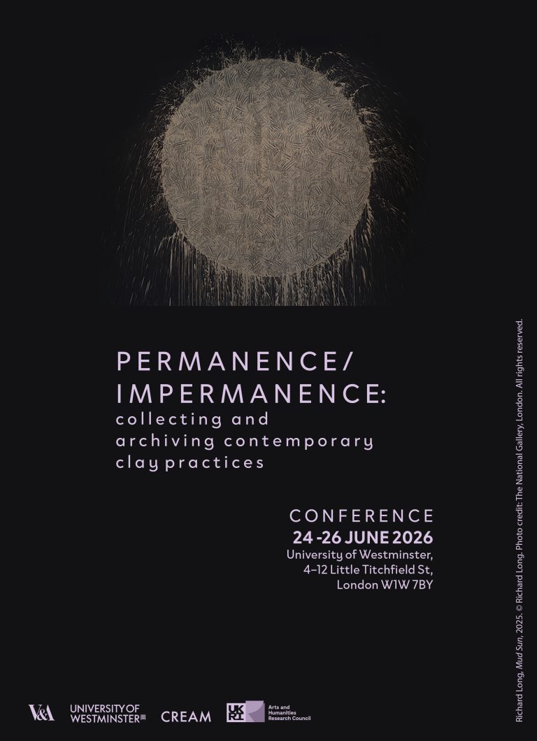 Permanence/Impermanence: collecting and archiving contemporary clay practices